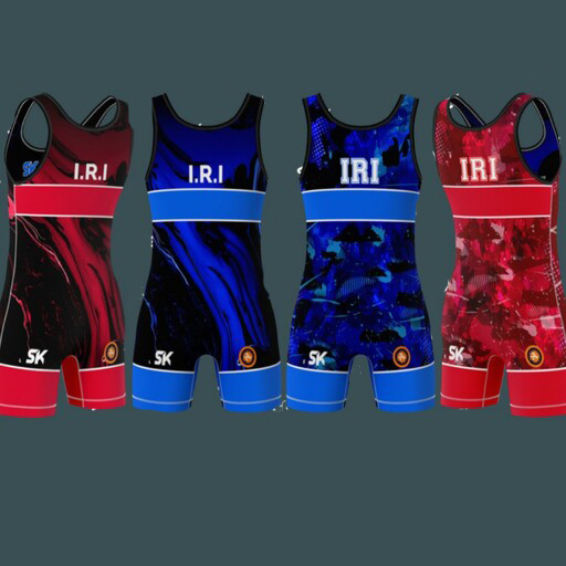 男士伊朗无袖摔跤紧身服 – Emad 款