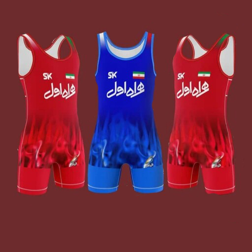 Main image of 男士伊朗无袖摔跤紧身服 – Tiara 款