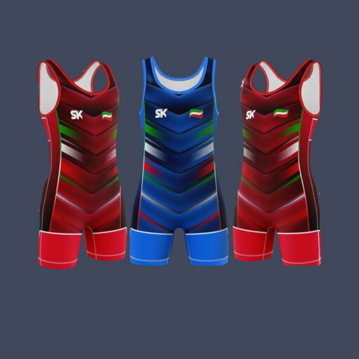 Main image of 男士伊朗无袖摔跤紧身服 – Marian 款