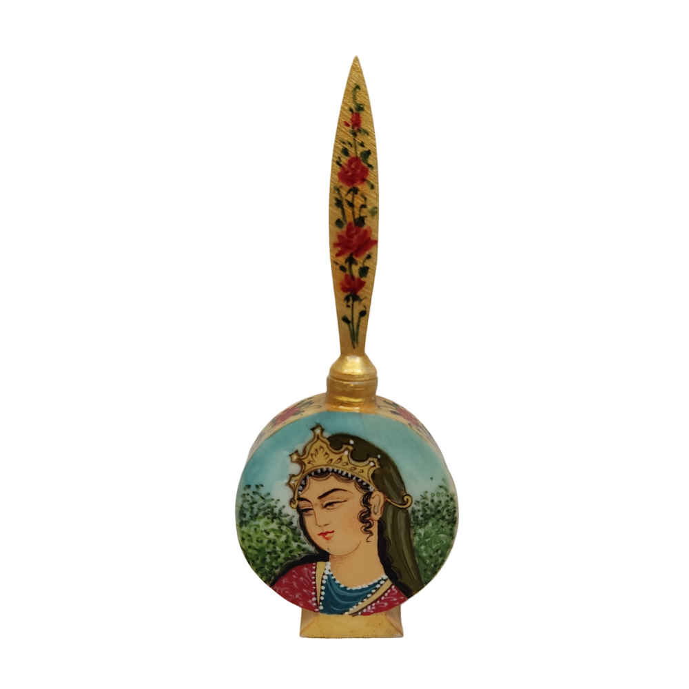 Main image of 波斯 Surma Dani 容器，用于存放眼影粉，骆驼骨制 Maktab 款