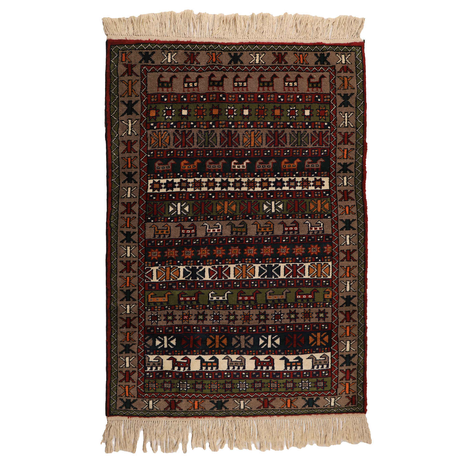 Main image of 波斯地毯 精细手工结制 部落风格 羊毛 Maral