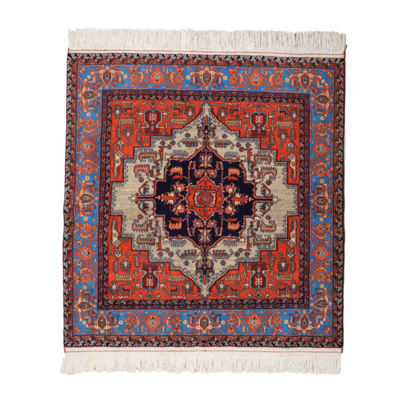 精细手工结制波斯地毯 伊斯法罕 Medallion 羊毛