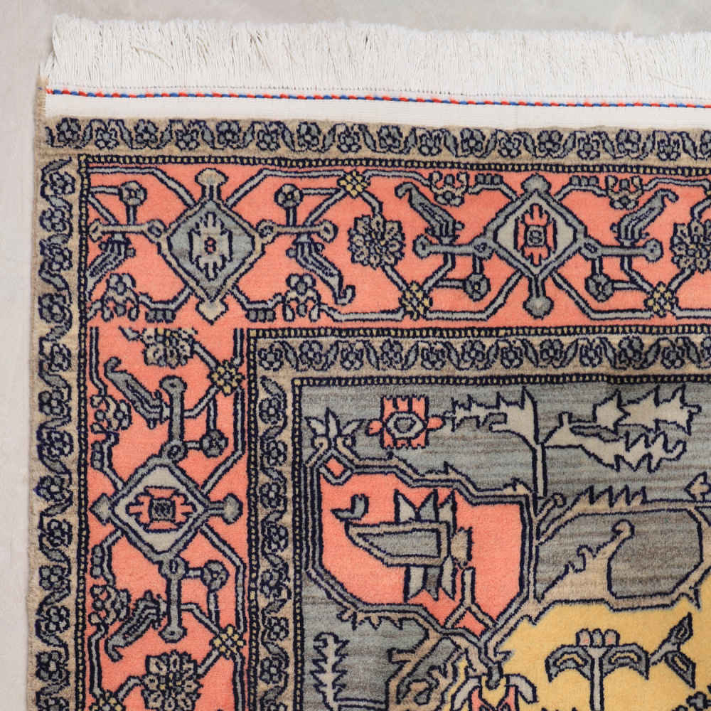 精细手工结制波斯地毯 伊斯法罕部落风格 羊毛 Hannah