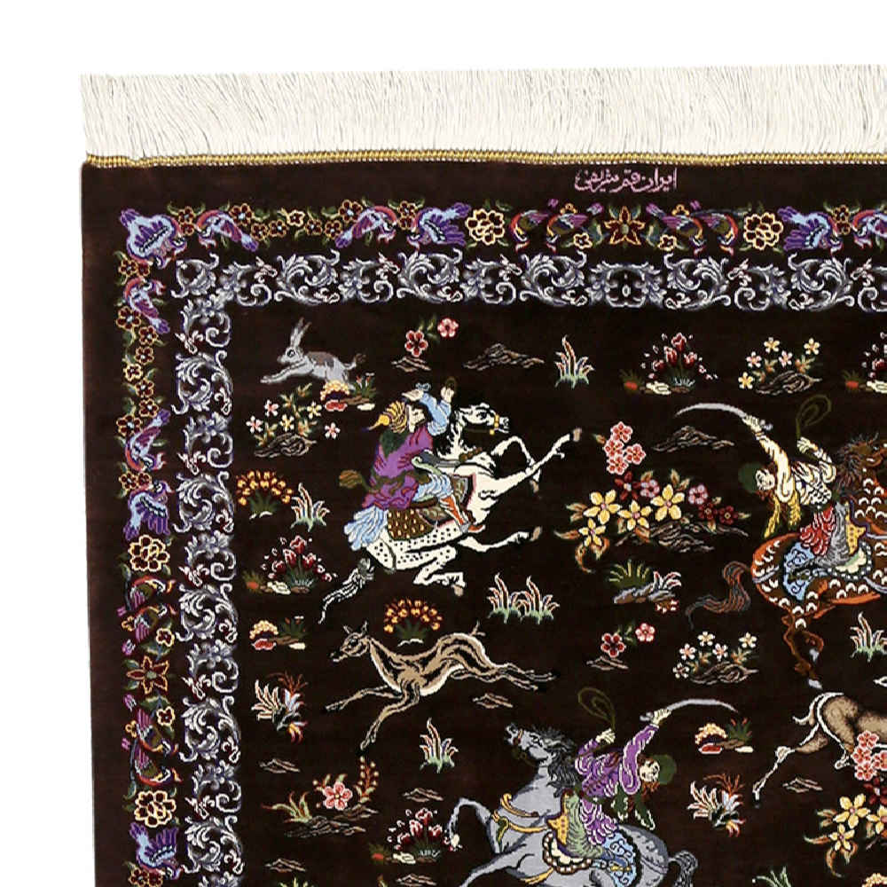 波斯丝地毯，手工结制 Model Shekar