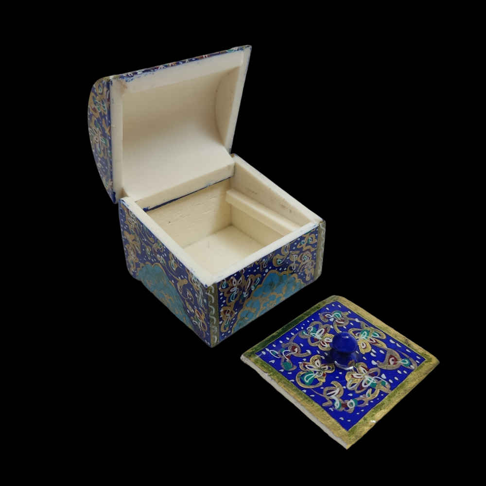 手工骨质首饰盒，波斯风格伊斯利米图案