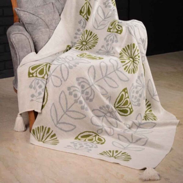 柔软轻盈针织沙发及床毯 – Ghasedak款