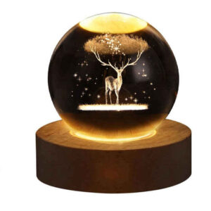 水晶球灯 幻想夜灯 – 鹿