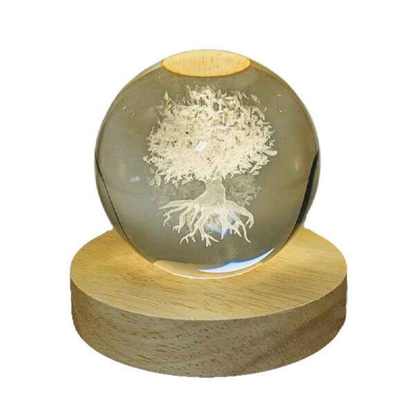 水晶球灯 幻想夜灯 – 生命之树