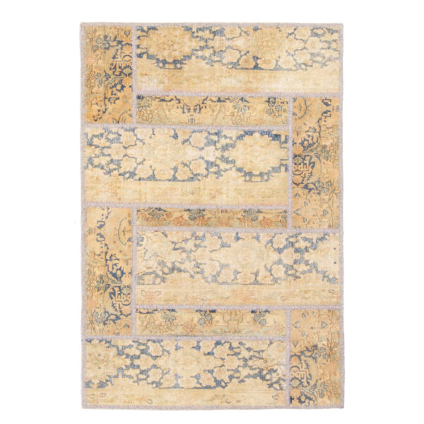 复古波斯手工打结拼布地毯 安妮塔