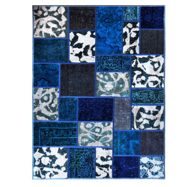 波斯手工打结拼布地毯 卡沃什