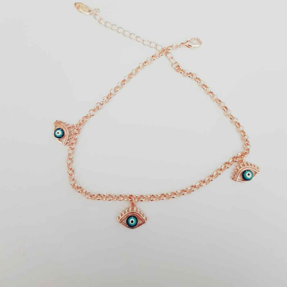 Main image of 钢制“邪眼”脚链，Bahador 款