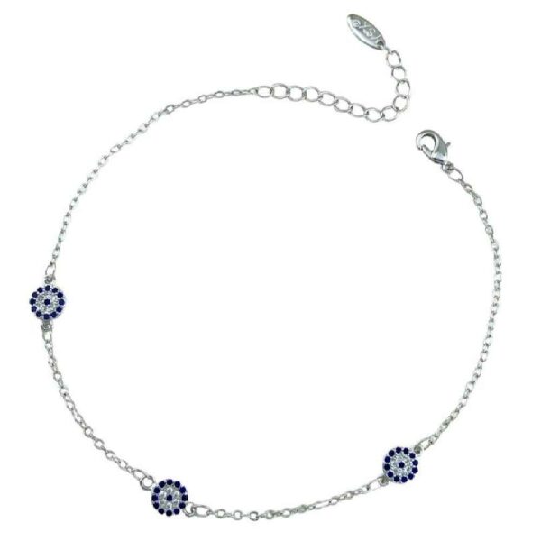 钢制“邪眼”脚链，Delroba 款