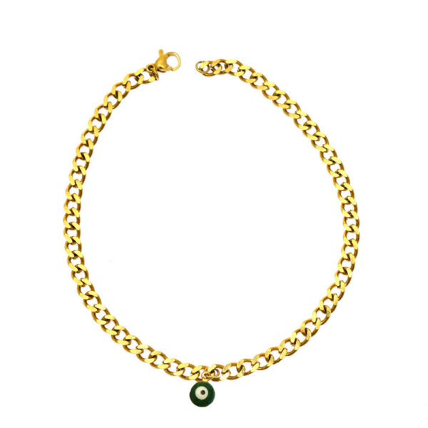 钢制“邪眼”脚链，Elham 款