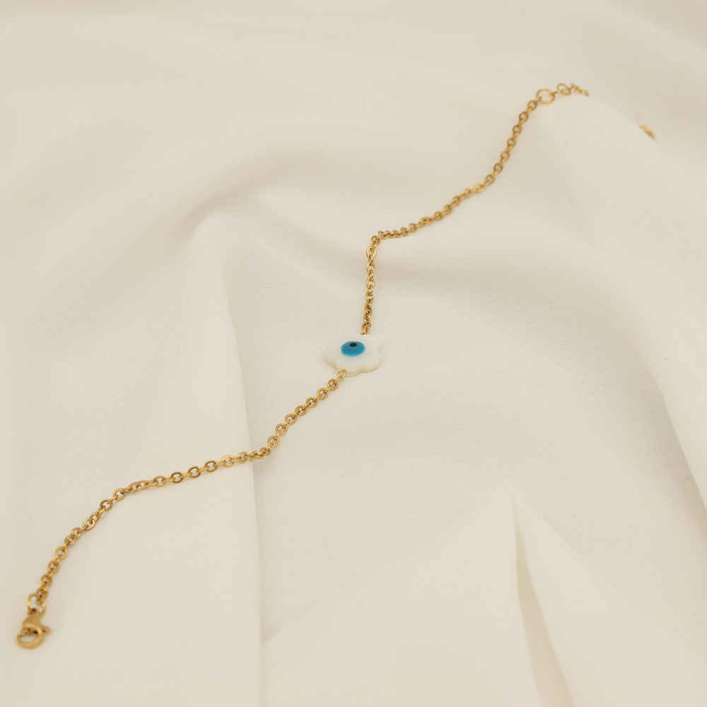 钢制“邪眼”脚链,Sadafi 款