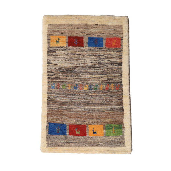 波斯加贝手工羊毛地毯 手工编织 纳斯塔兰