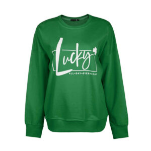 女士休闲圆领卫衣 款式 Lucky