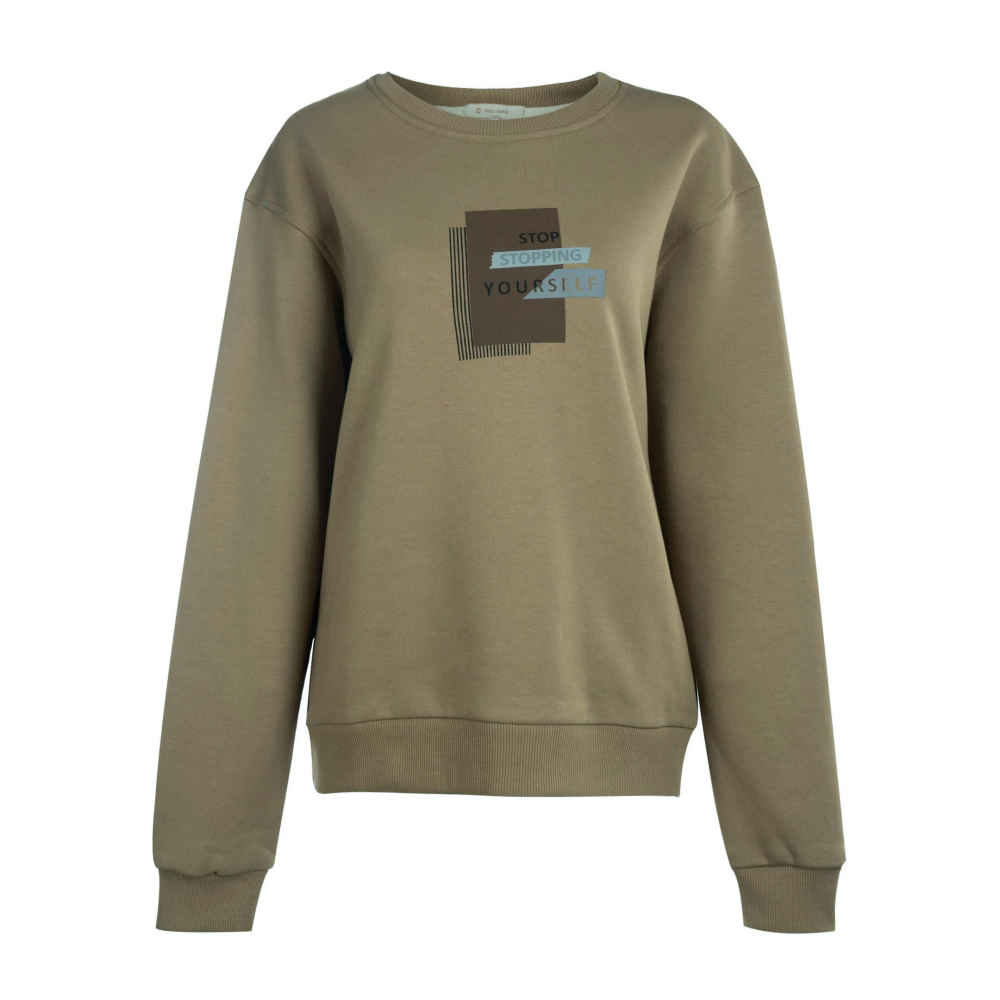 Main image of 女士休闲圆领卫衣 款式 Stop