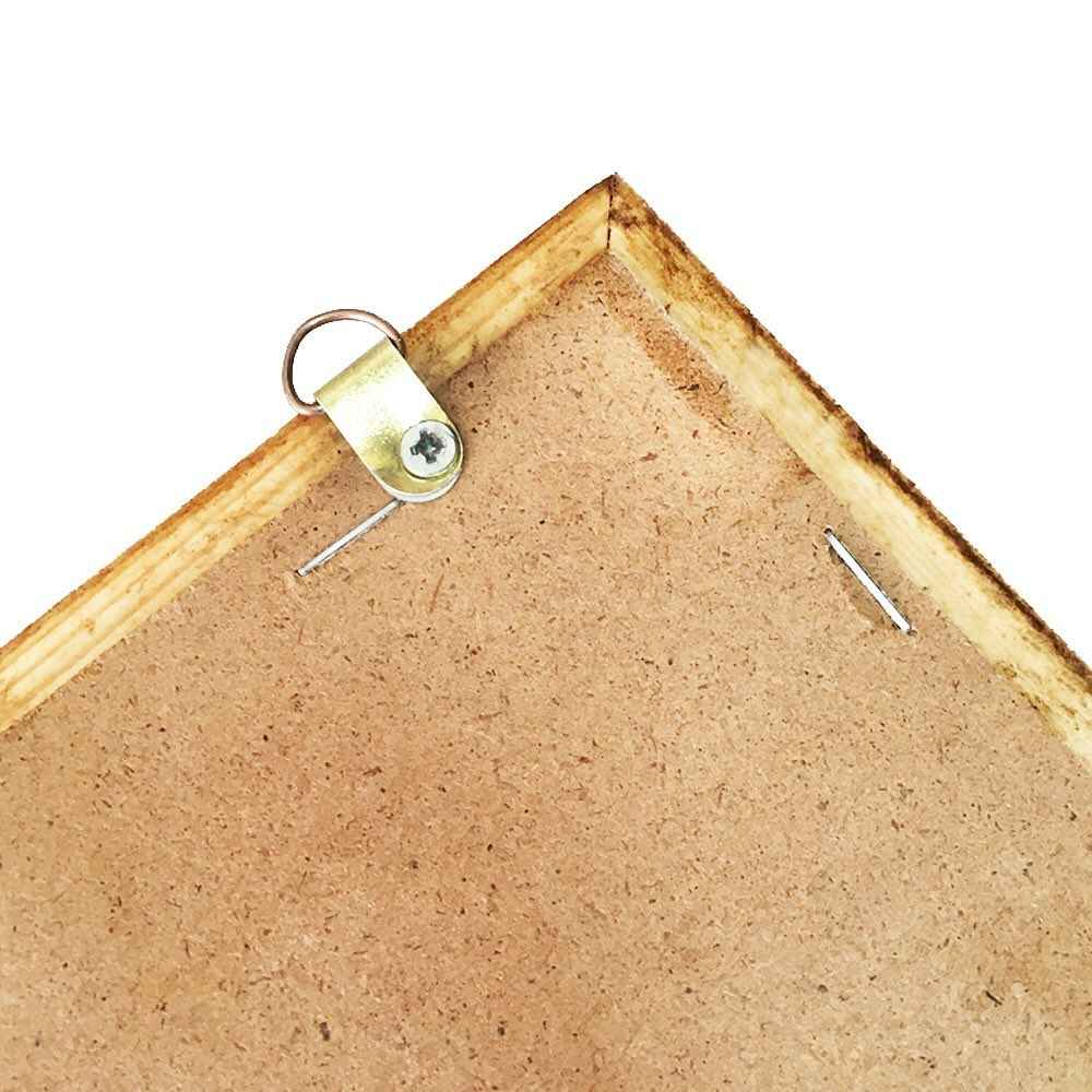 陶瓷墙面钥匙挂架 – 木质框架 & 传统款