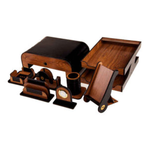 木质办公桌面收纳配件 – West 款（8件）