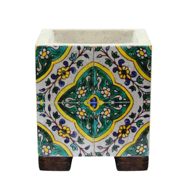 装饰波斯方形混凝土花瓶 – Kaashi（卡希）款