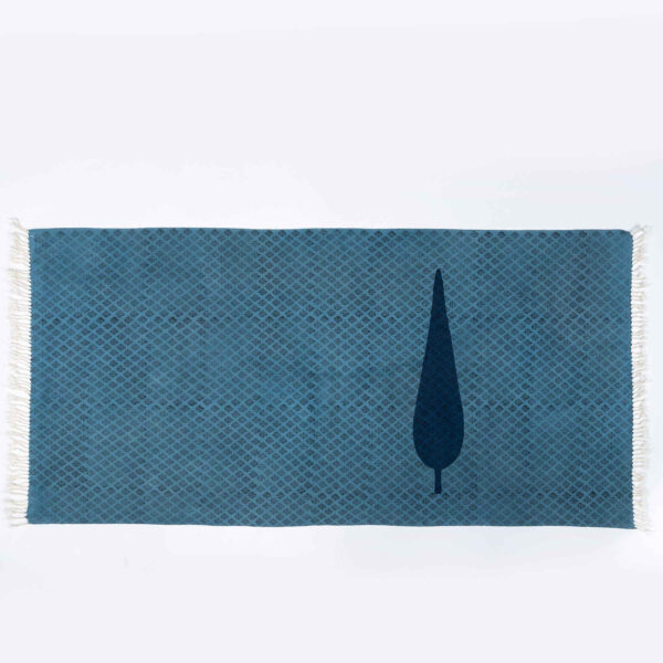 手工亚麻木刻印花桌旗——Keshtzaar 款