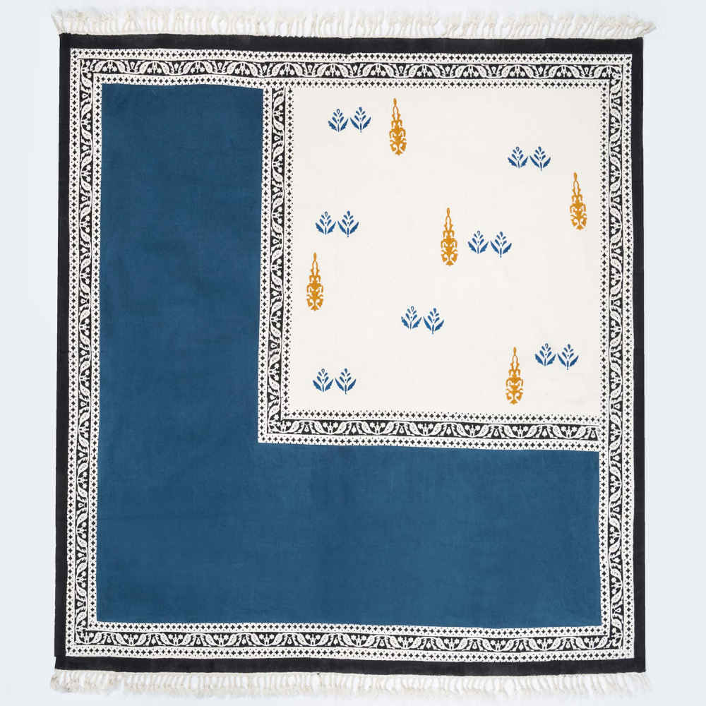 Main image of 木刻印花亚麻桌布——Apadana 款