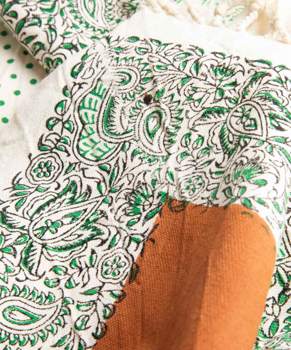 木刻印花亚麻桌布——Badam 款