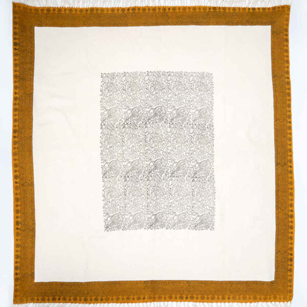 木刻印花亚麻桌布——Gol o Morgh 款