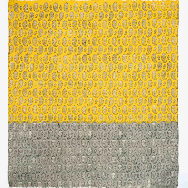 木刻印花亚麻桌布——Paisley（腰果花）款