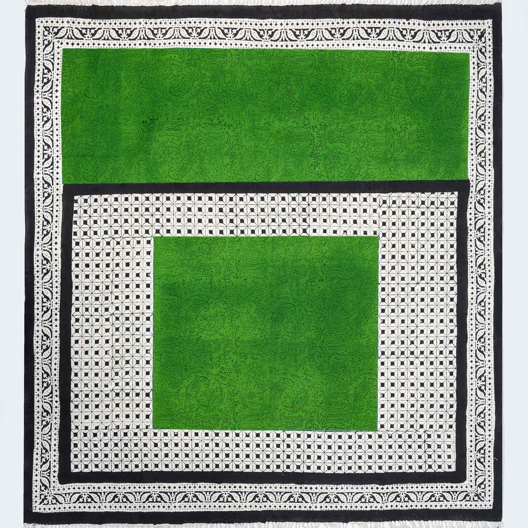 Main image of 木刻印花亚麻桌布——Shabnam 款