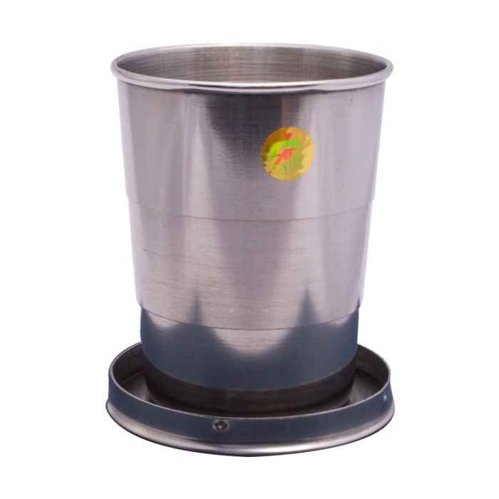 户外露营钢杯 – 可折叠、轻便且坚固