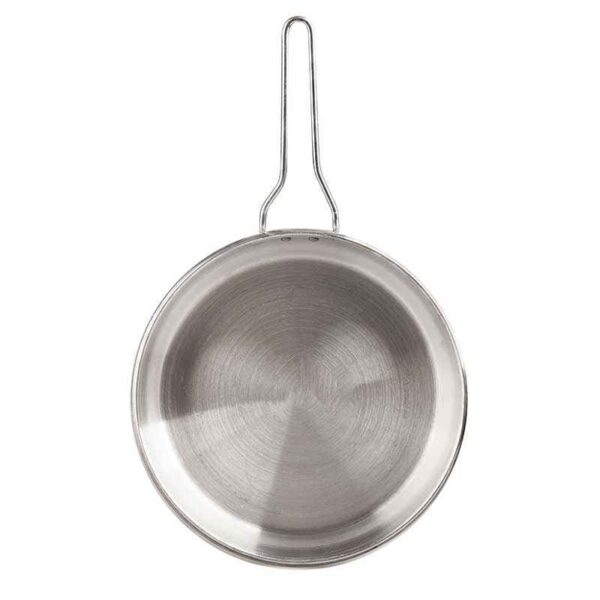 户外露营平底锅 – 轻便，篝火兼容设计