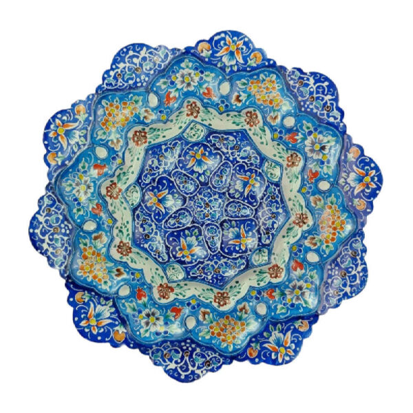 装饰铜盘——手绘波斯掐丝珐琅“巴哈雷”款
