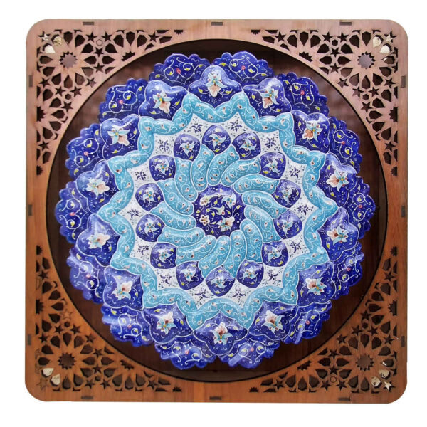 装饰铜盘——手绘波斯掐丝珐琅“古尔”款