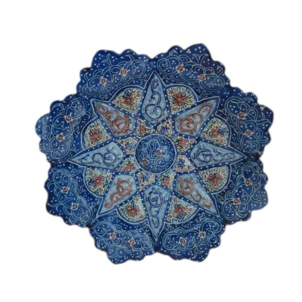 装饰铜盘——手绘波斯掐丝珐琅“哈塔伊”款