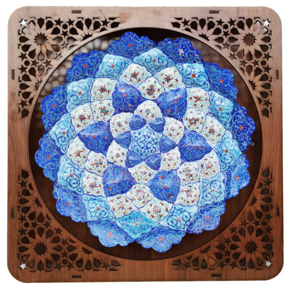 装饰铜盘——手绘波斯掐丝珐琅“娜扎宁”款