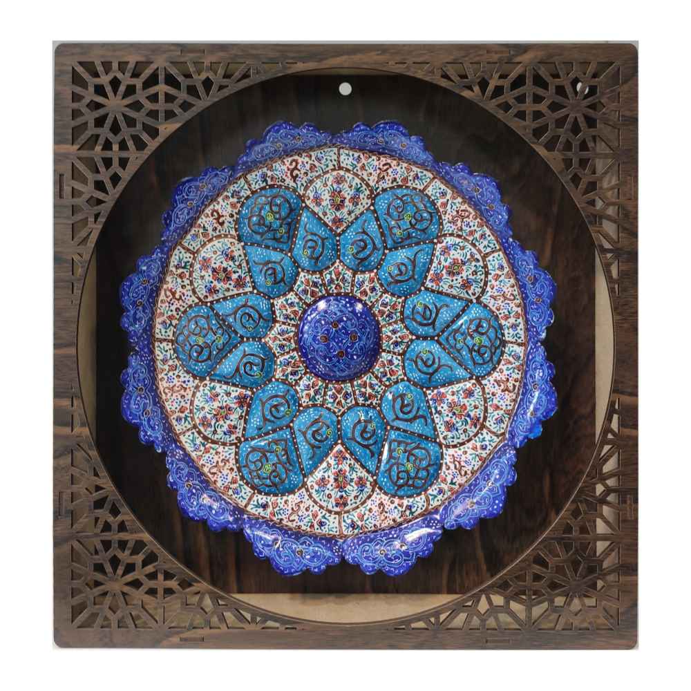 Main image of 装饰铜盘——手绘波斯掐丝珐琅“塔宁”款