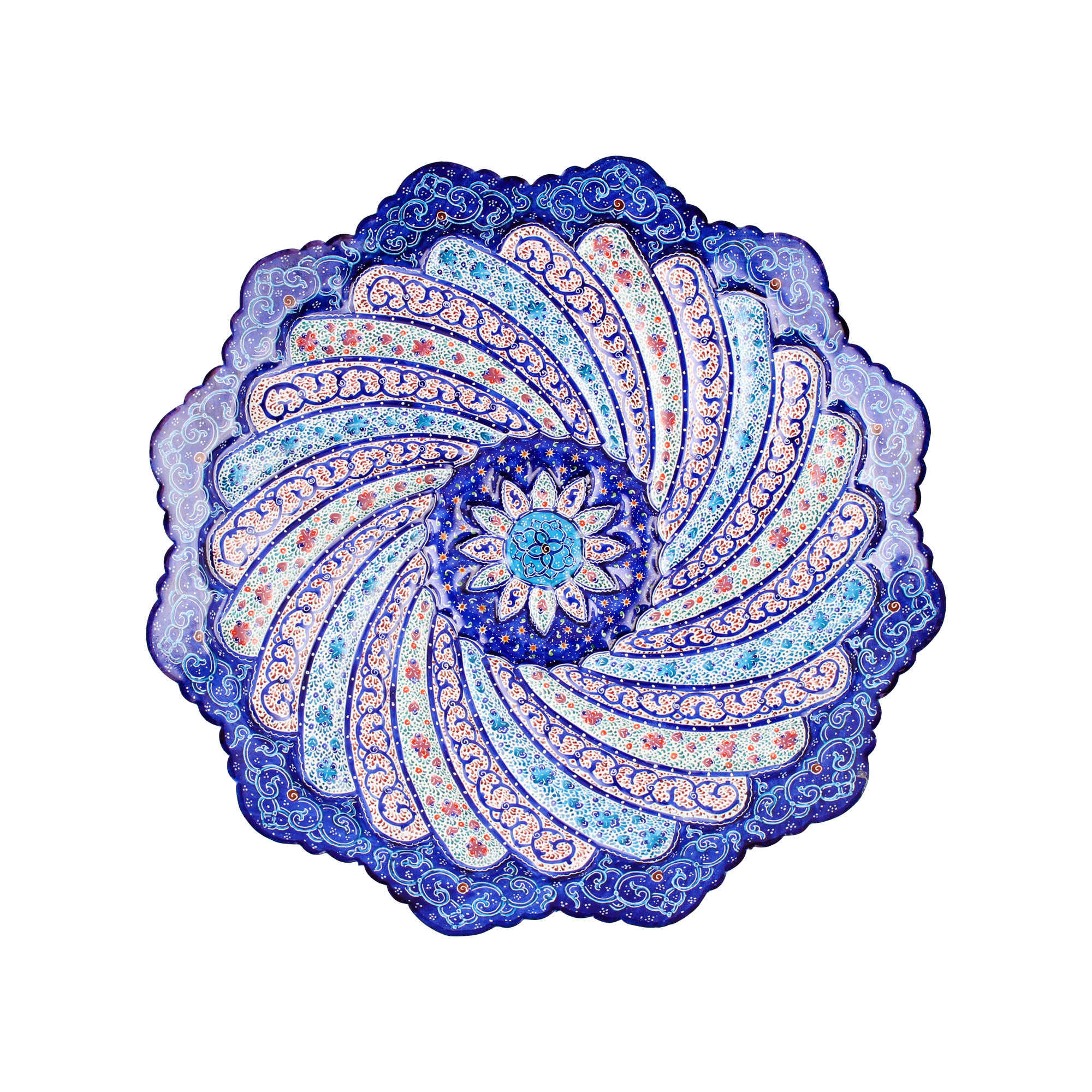 Main image of 装饰铜盘——手绘波斯掐丝珐琅“莱拉”款