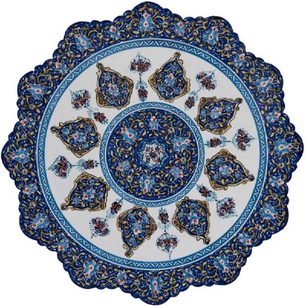 装饰铜盘——手绘波斯掐丝珐琅“纳仁吉”款