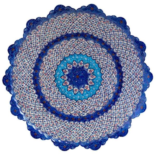 装饰铜盘——手绘波斯掐丝珐琅“纳斯塔兰”款