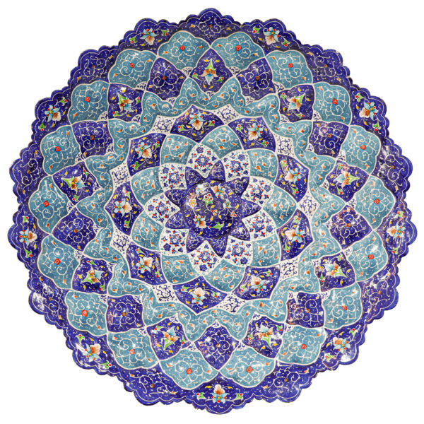 装饰铜盘——手绘波斯掐丝珐琅“托兰吉”款