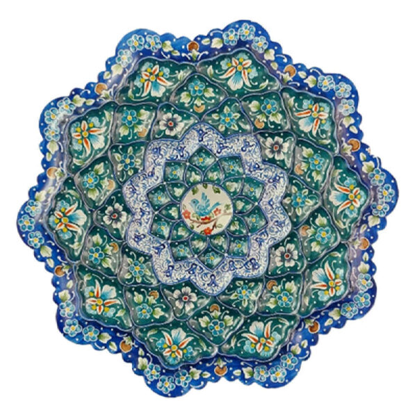 装饰铜盘——手绘波斯掐丝珐琅“塔拉诺姆”款