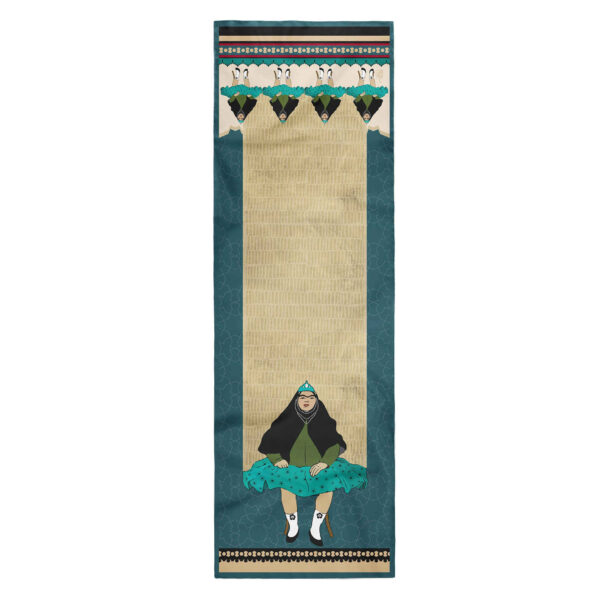 波斯艺术印花披肩 – Esmat 款