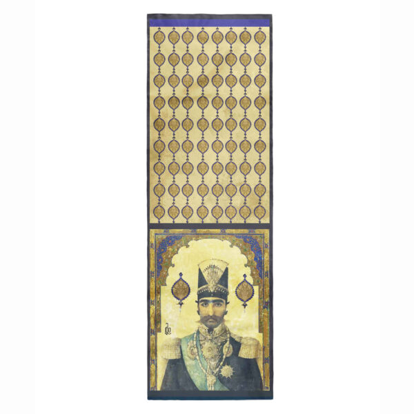 波斯艺术印花披肩 – Naser al-Din 款