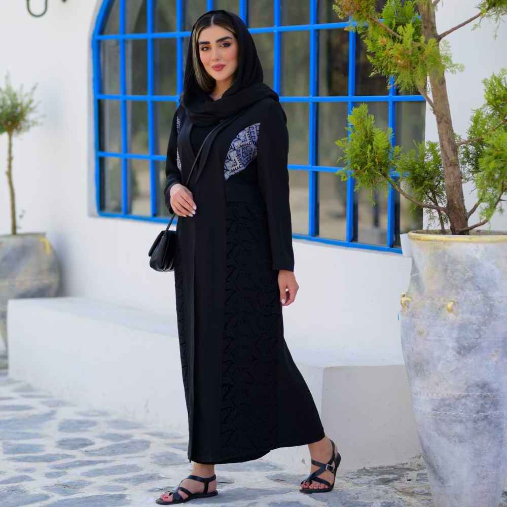 Main image of 波斯刺绣曼托与裤装套装 款式 Elika