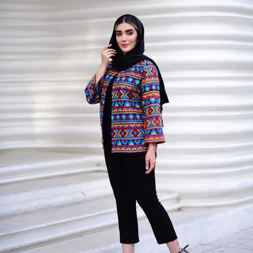 Main image of 波斯刺绣曼托与裤装套装款式 Taraneh