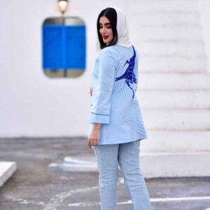 波斯亚麻曼托 款式 Simorgh