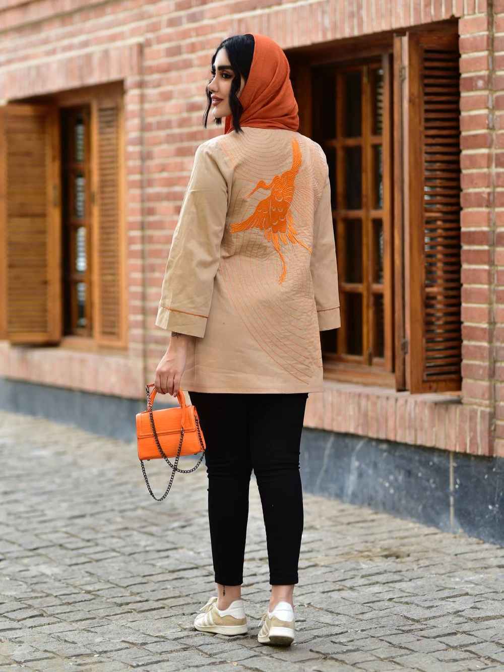 波斯亚麻曼托 款式 Simorgh