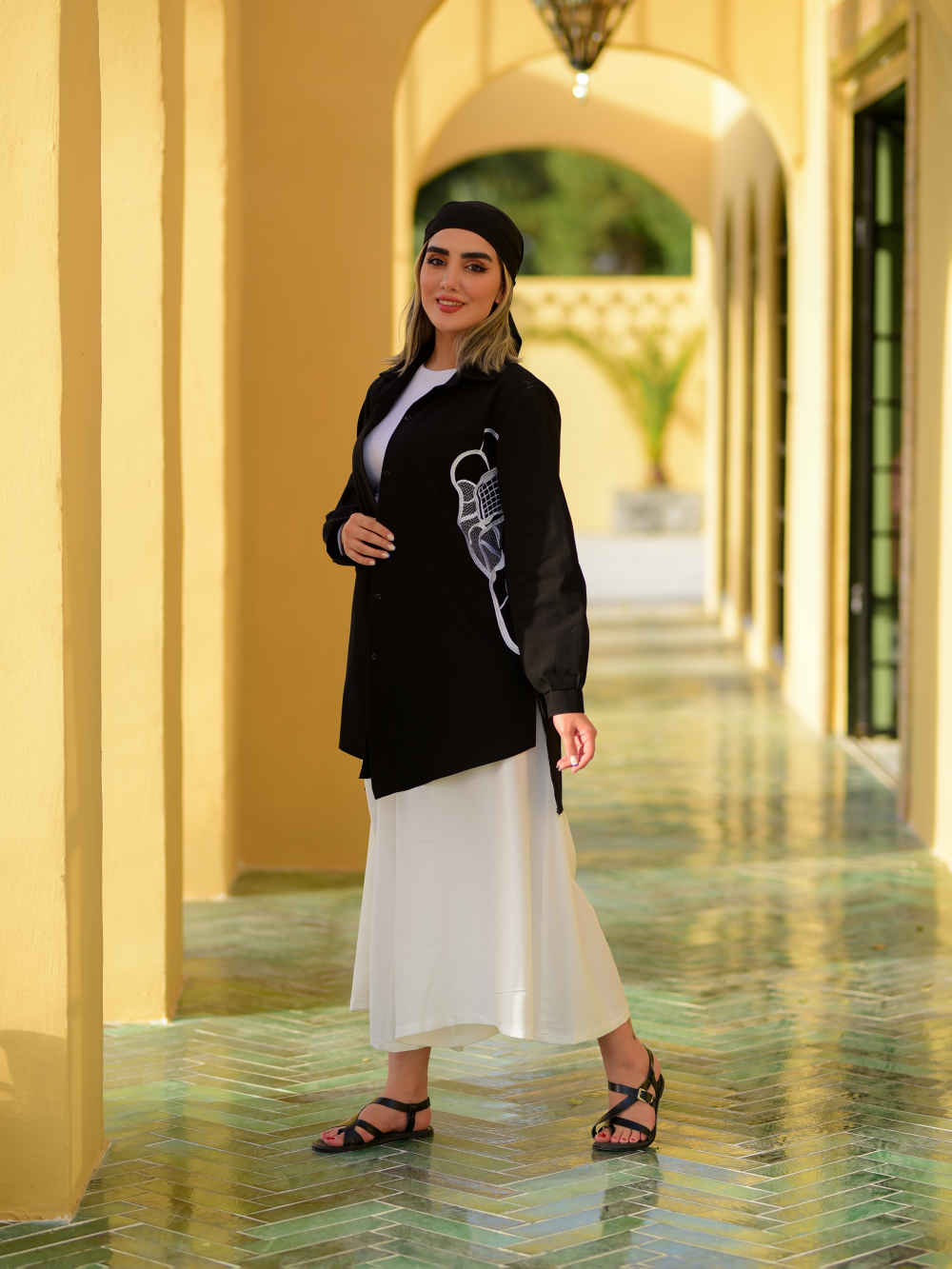 波斯亚麻曼托 款式 Yekta