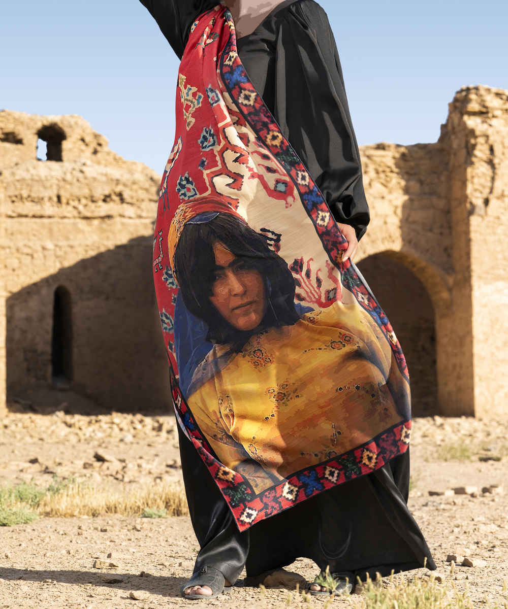 波斯艺术印花披肩 – Alay 款